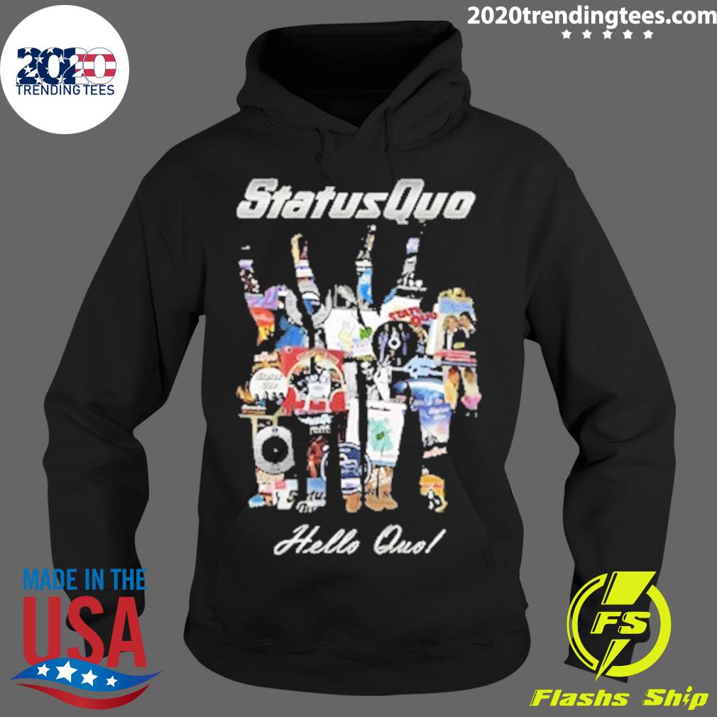 Official status Quo Hello Quel - Adult & Kids T-Shirts, Sweatshirts & Hoodies apparel design preview 2