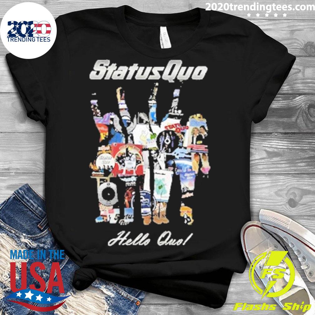 Official status Quo Hello Quel - Adult & Kids T-Shirts, Sweatshirts & Hoodies apparel design preview 3