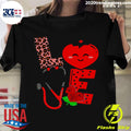 Official Stethoscope Love Valentine Registered Nurse - Adult & Kids T-Shirts, Sweatshirts & Hoodies apparel design preview 1