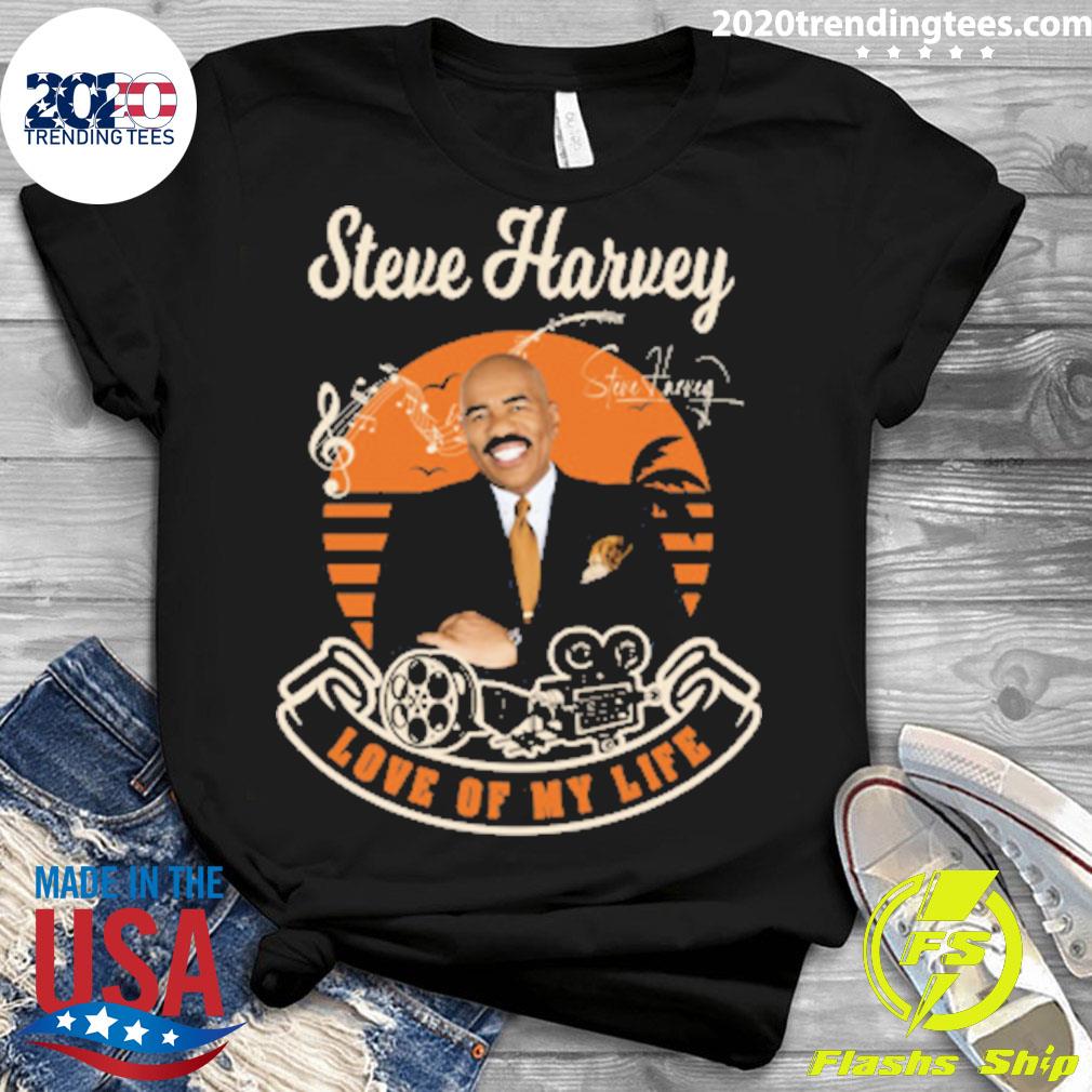 Official steve harvey signature love of my life - Adult & Kids T-Shirts, Sweatshirts & Hoodies apparel design preview 3