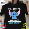 Official stitch I'm Sorry But I Didn't Order A Glass - Adult & Kids T-Shirts, Sweatshirts & Hoodies apparel design preview 1