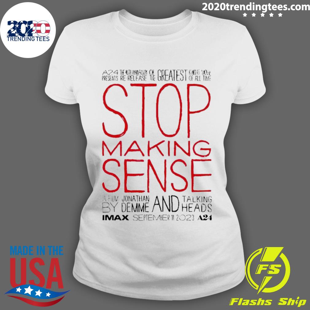 Official stop Making Sense Imax World - Adult & Kids T-Shirts, Sweatshirts & Hoodies apparel design preview 3