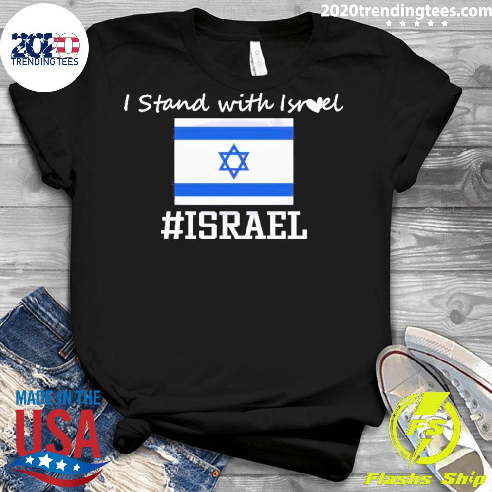 Official stop War Flag I Stand With Israel - Adult & Kids T-Shirts, Sweatshirts & Hoodies apparel design preview 3