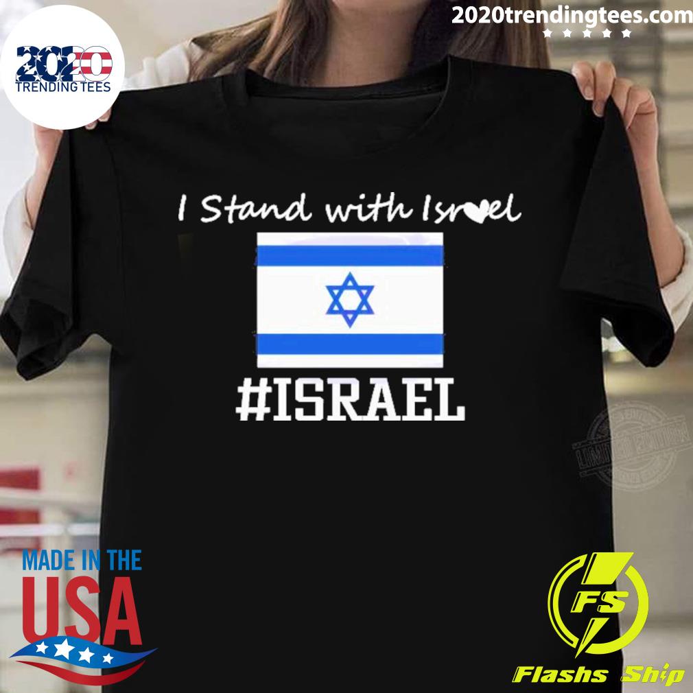 Official stop War Flag I Stand With Israel - Adult & Kids T-Shirts, Sweatshirts & Hoodies apparel design preview 1