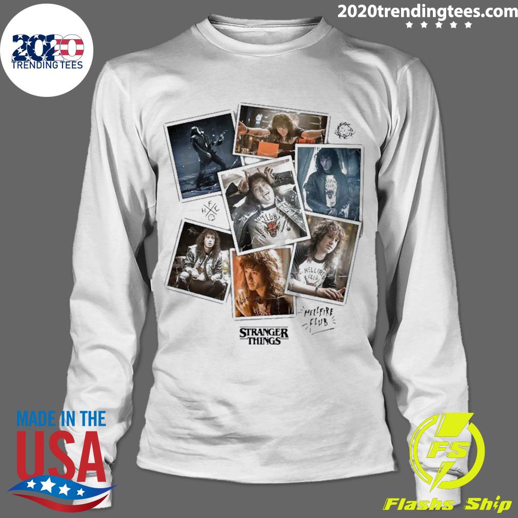 Official stranger Things 4 Eddie Munson Scrapbook - Adult & Kids T-Shirts, Sweatshirts & Hoodies apparel design preview 4
