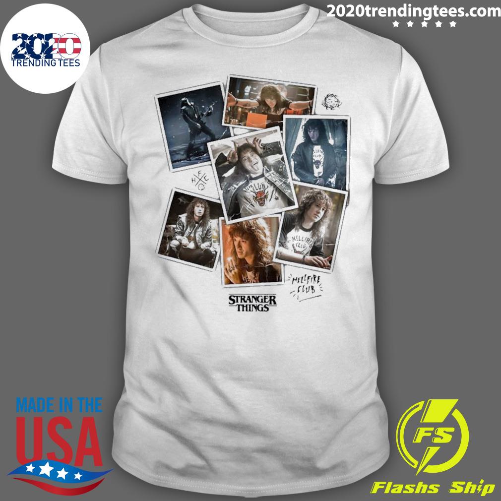 Official stranger Things 4 Eddie Munson Scrapbook - Adult & Kids T-Shirts, Sweatshirts & Hoodies apparel design preview 1