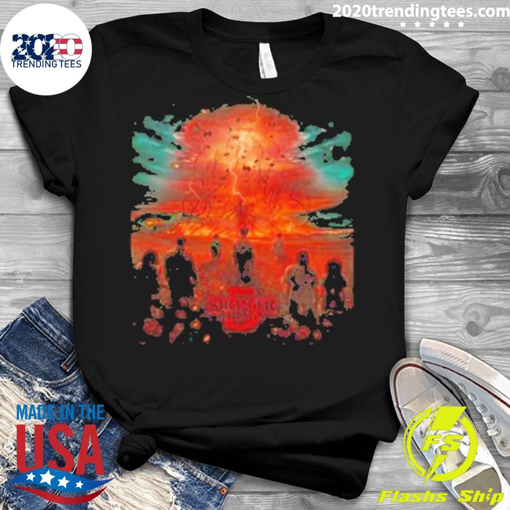 Official stranger Things 5 The End Is Here Last - Adult & Kids T-Shirts, Sweatshirts & Hoodies apparel design preview 3