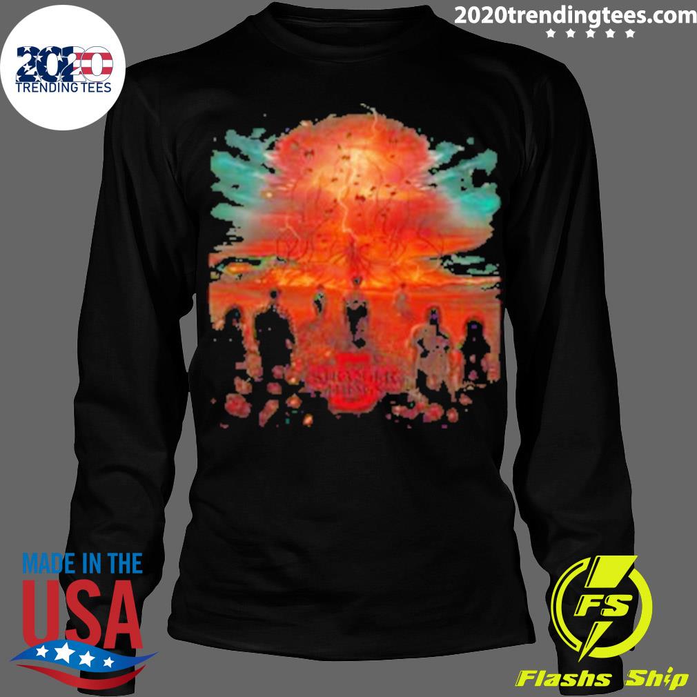 Official stranger Things 5 The End Is Here Last - Adult & Kids T-Shirts, Sweatshirts & Hoodies apparel design preview 4