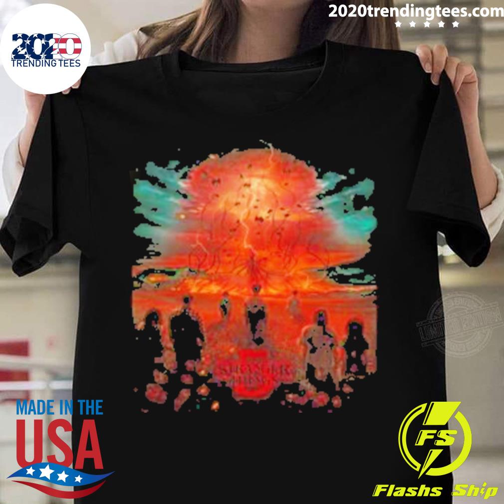 Official stranger Things 5 The End Is Here Last - Adult & Kids T-Shirts, Sweatshirts & Hoodies apparel design preview 1
