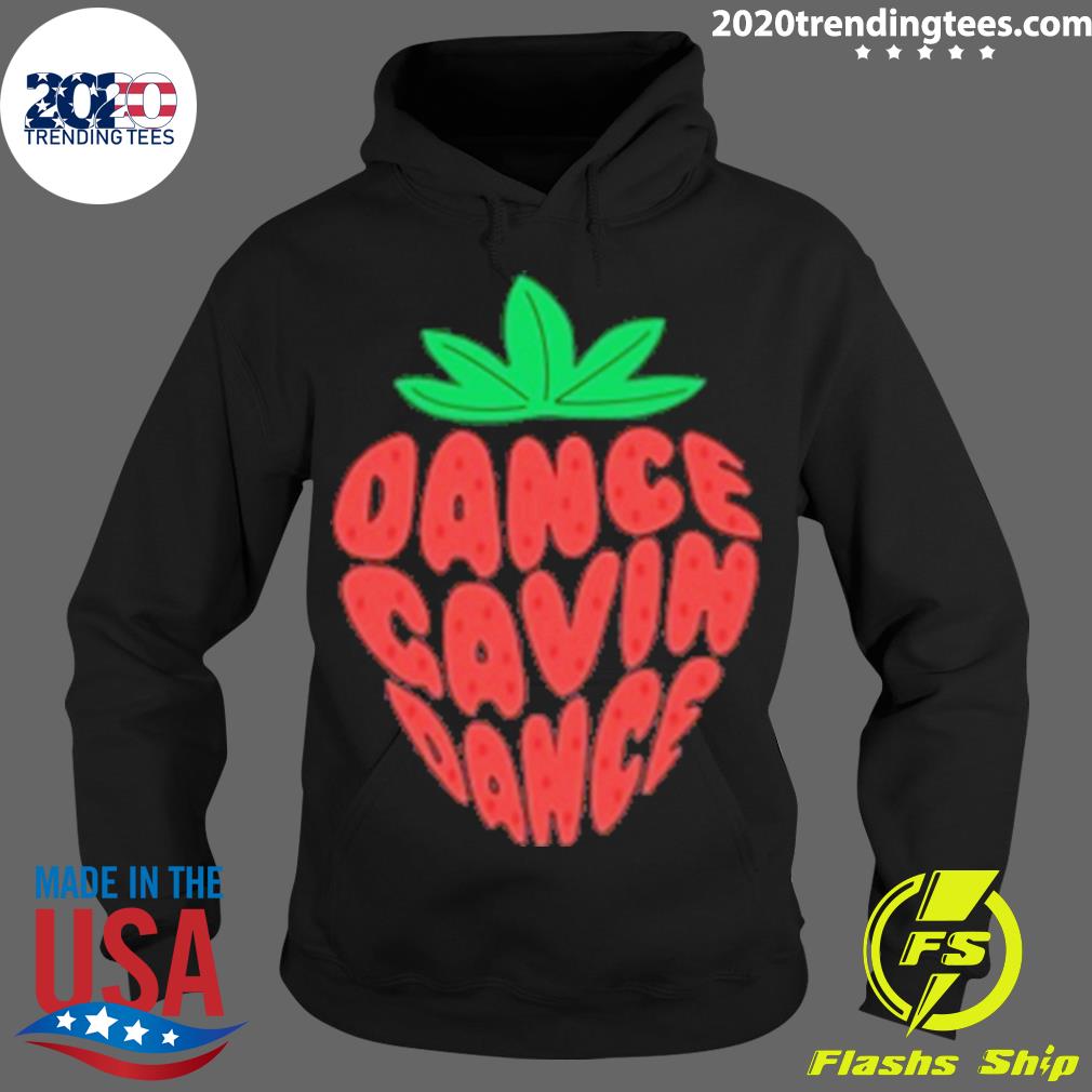 Official strawberry Text Dance Gavin - Adult & Kids T-Shirts, Sweatshirts & Hoodies apparel design preview 2