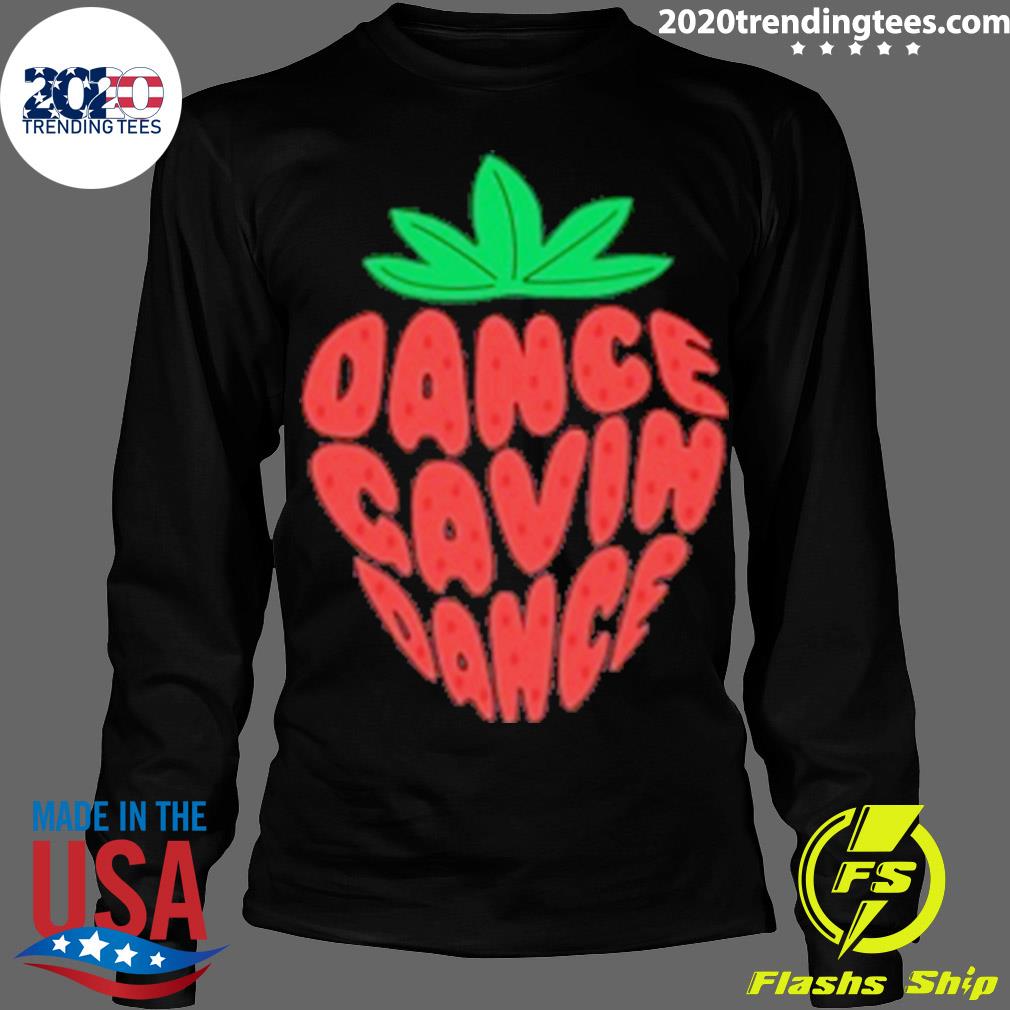Official strawberry Text Dance Gavin - Adult & Kids T-Shirts, Sweatshirts & Hoodies apparel design preview 4