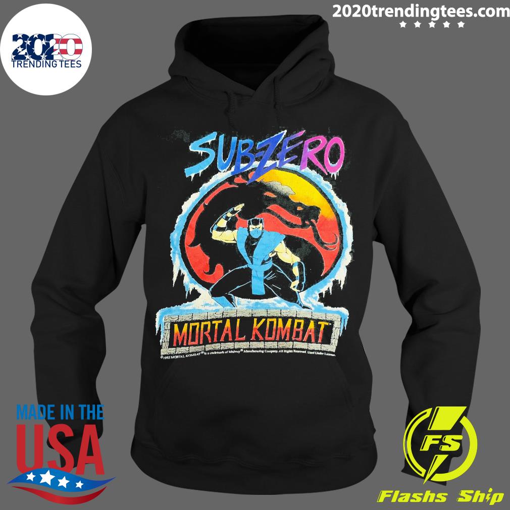 Official Sub-Zero 1992 Mortal Kombat Midway Games - Adult & Kids T-Shirts, Sweatshirts & Hoodies apparel design preview 2