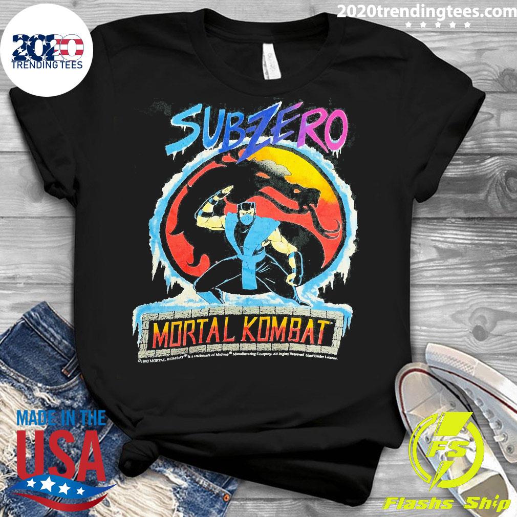 Official Sub-Zero 1992 Mortal Kombat Midway Games - Adult & Kids T-Shirts, Sweatshirts & Hoodies apparel design preview 3