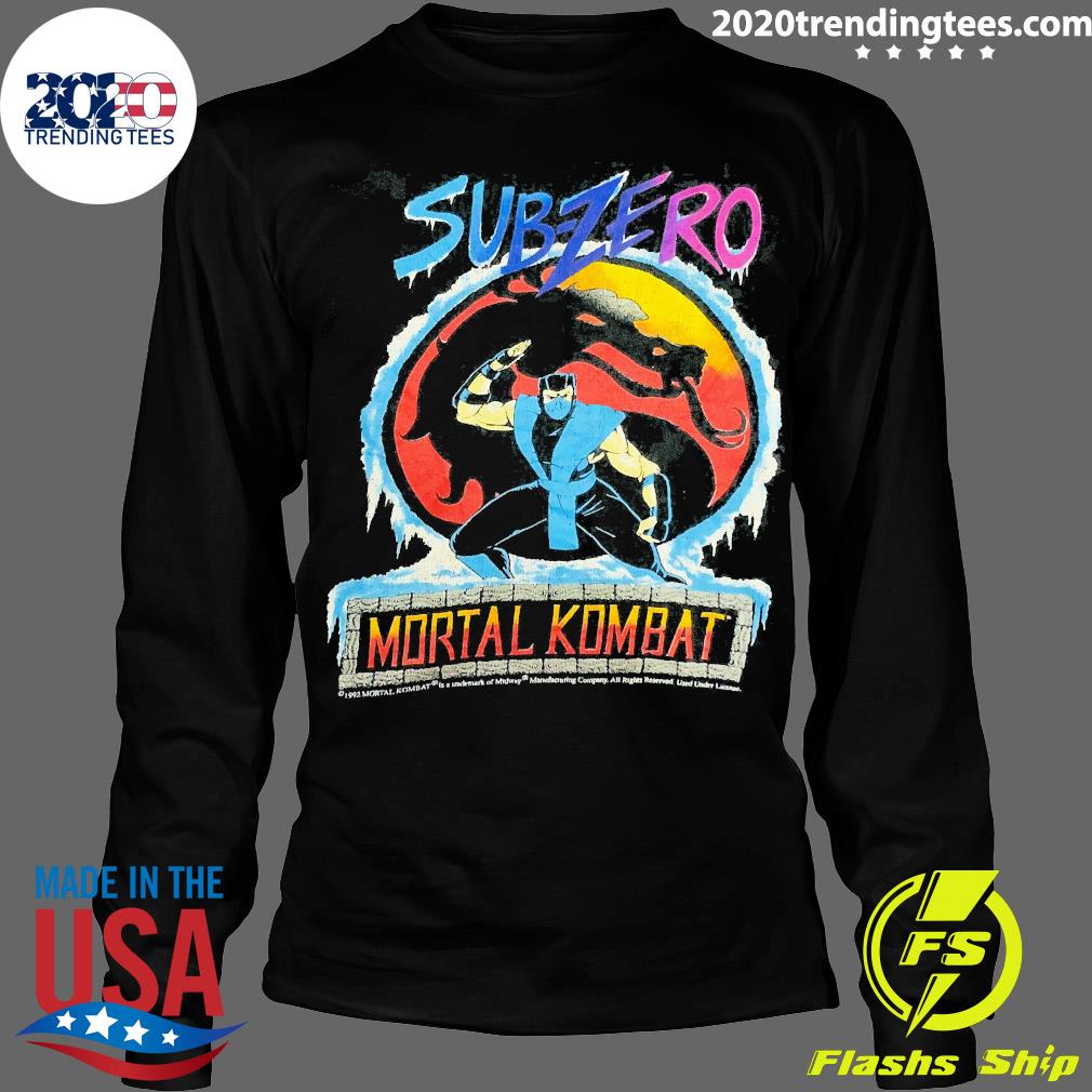 Official Sub-Zero 1992 Mortal Kombat Midway Games - Adult & Kids T-Shirts, Sweatshirts & Hoodies apparel design preview 4
