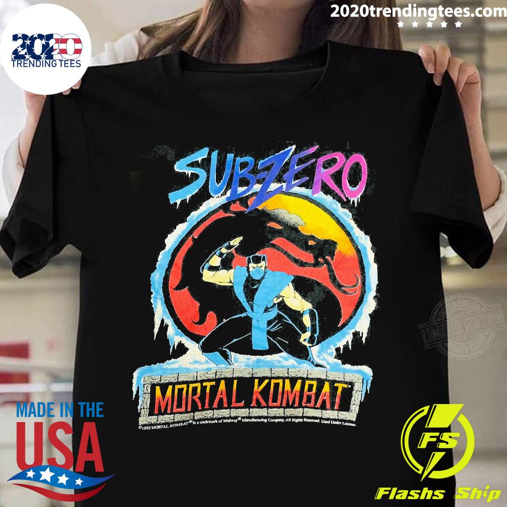 Official Sub-Zero 1992 Mortal Kombat Midway Games - Adult & Kids T-Shirts, Sweatshirts & Hoodies apparel design preview 1