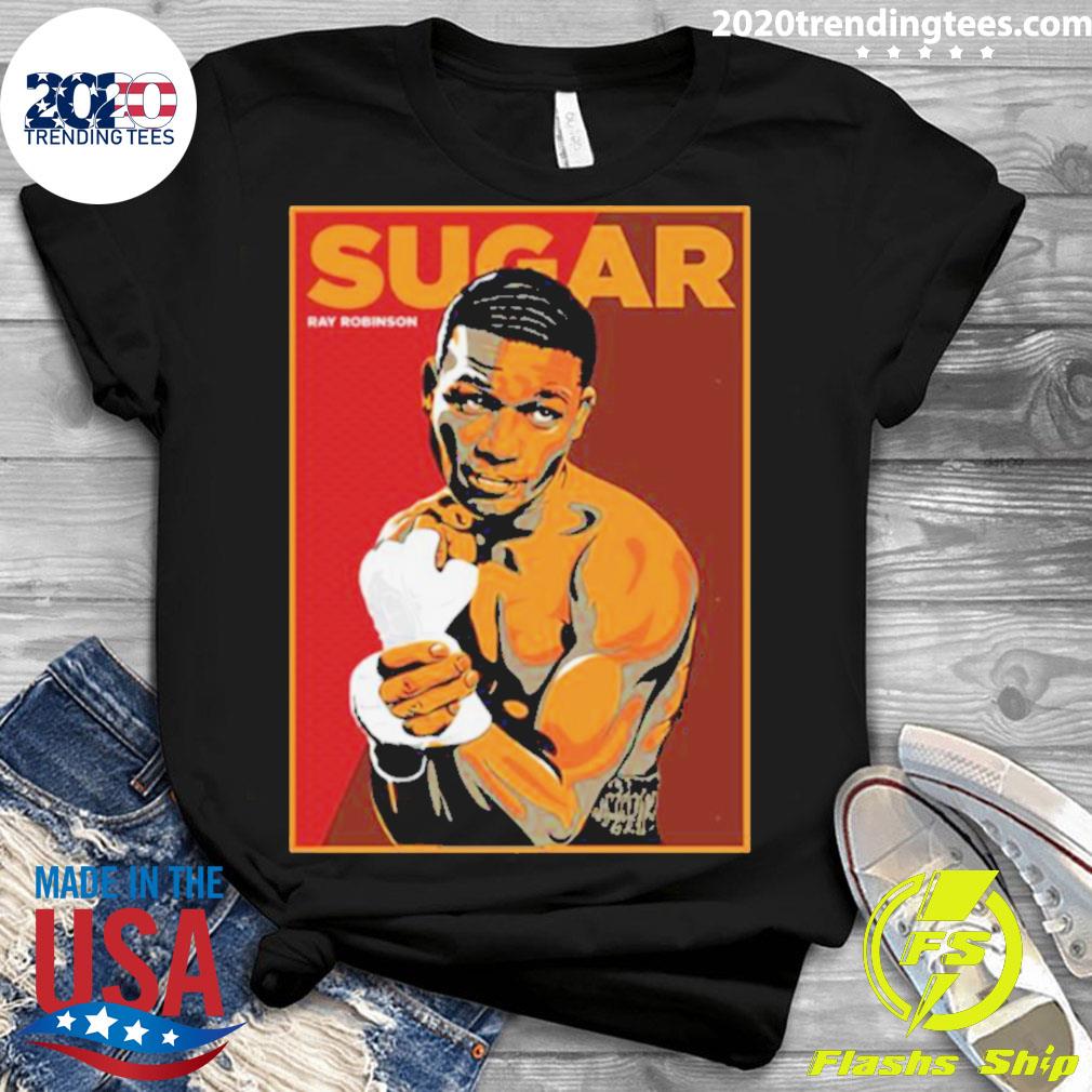 Official sugar Ray Robinson Boxing - Adult & Kids T-Shirts, Sweatshirts & Hoodies apparel design preview 3