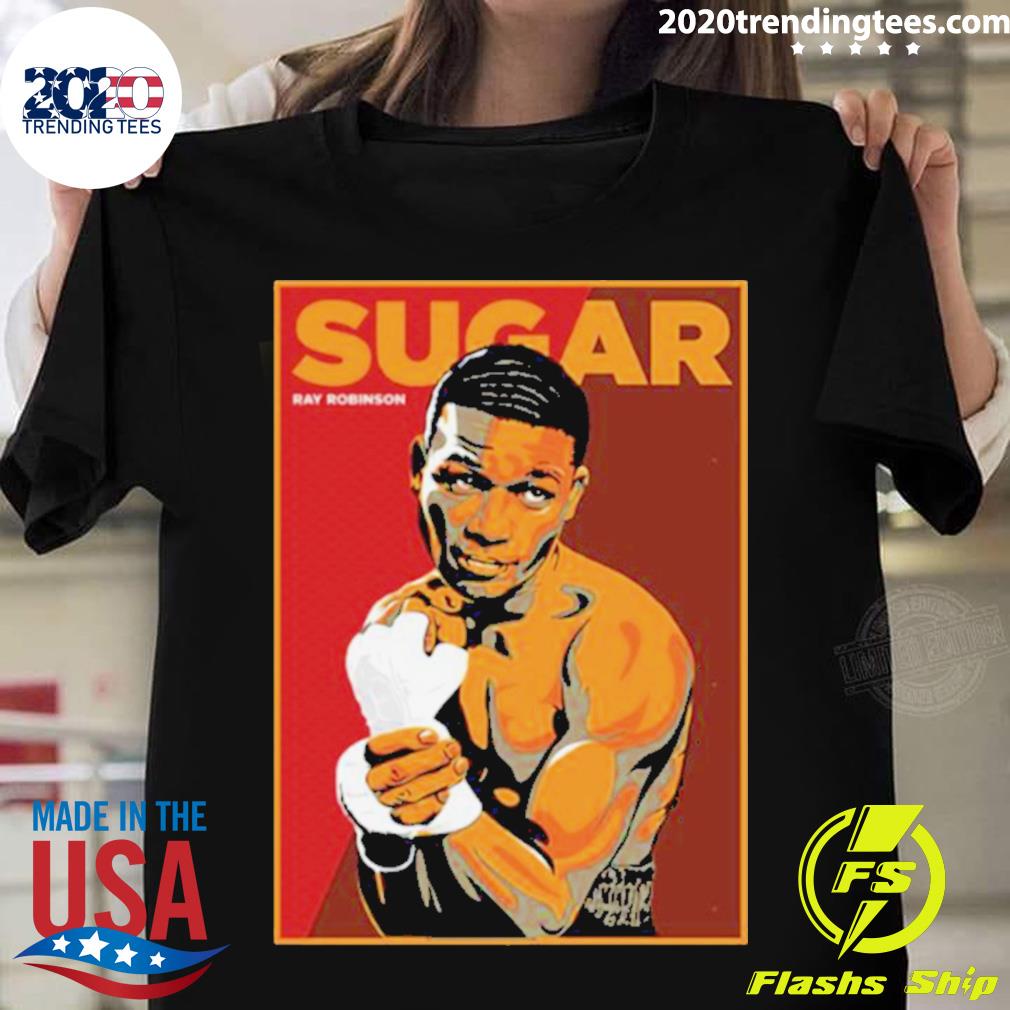 Official sugar Ray Robinson Boxing - Adult & Kids T-Shirts, Sweatshirts & Hoodies apparel design preview 1