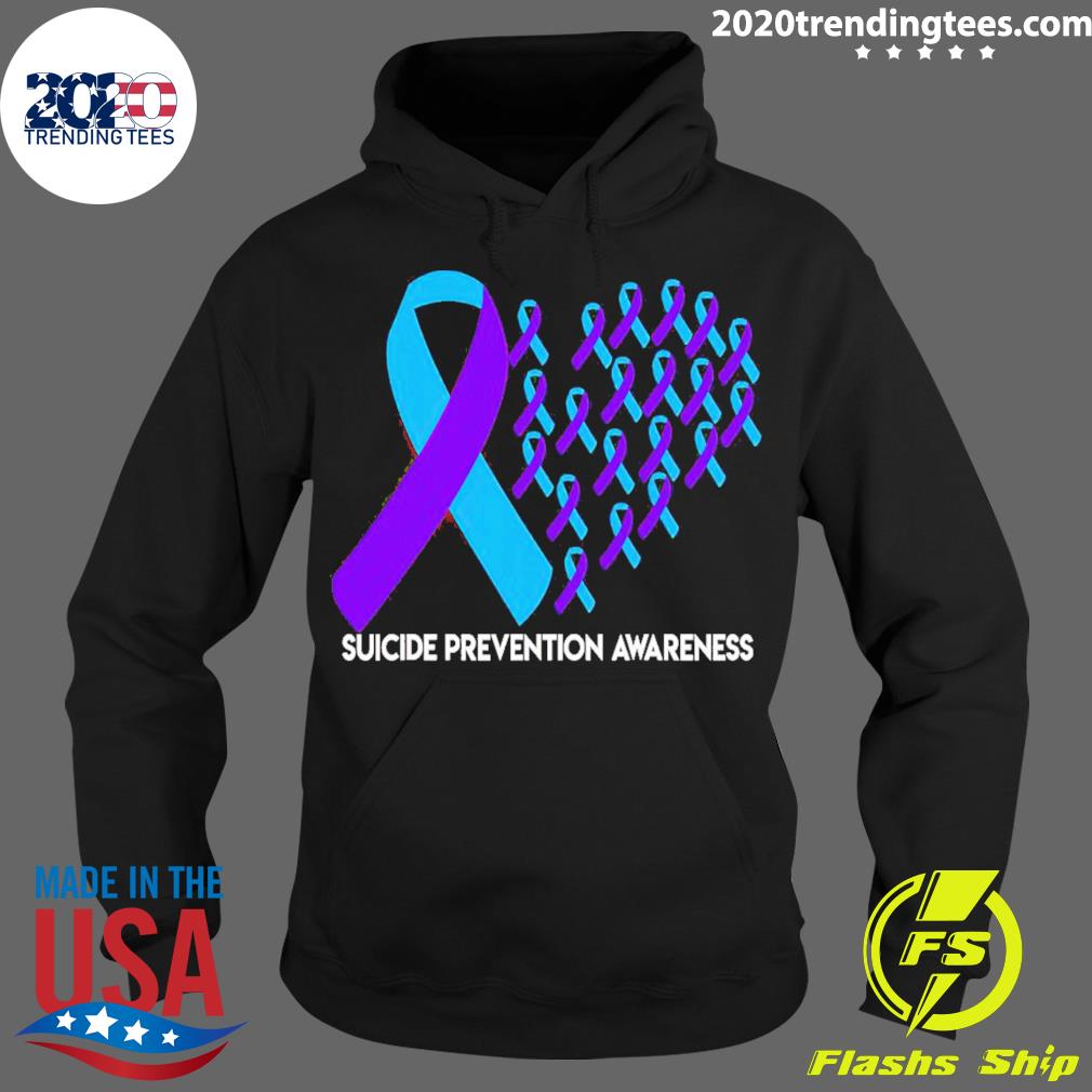 Official suicide Prevention Awareness Ribbon - Adult & Kids T-Shirts, Sweatshirts & Hoodies apparel design preview 2