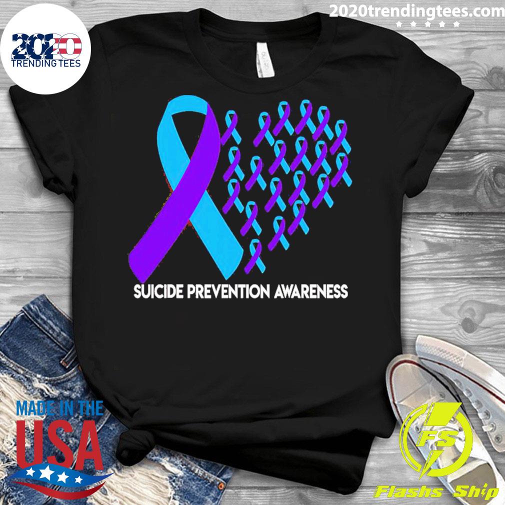Official suicide Prevention Awareness Ribbon - Adult & Kids T-Shirts, Sweatshirts & Hoodies apparel design preview 3