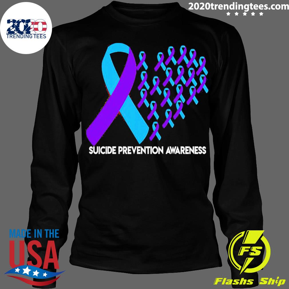 Official suicide Prevention Awareness Ribbon - Adult & Kids T-Shirts, Sweatshirts & Hoodies apparel design preview 4
