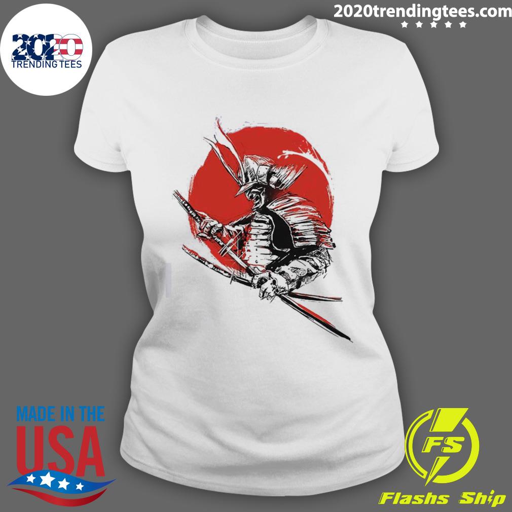 Official sunset Samurai Warrior - Adult & Kids T-Shirts, Sweatshirts & Hoodies apparel design preview 3
