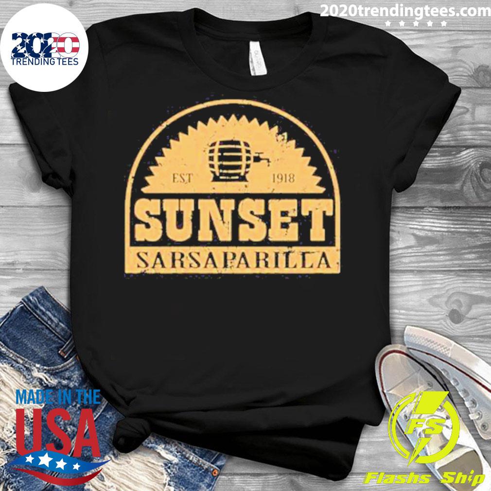 Official sunset Sarsaparilla - Adult & Kids T-Shirts, Sweatshirts & Hoodies apparel design preview 3