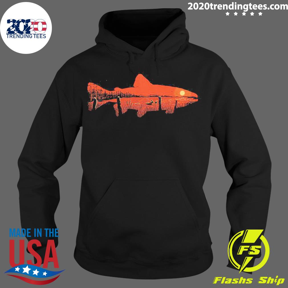 Official sunset Trout - Adult & Kids T-Shirts, Sweatshirts & Hoodies apparel design preview 2