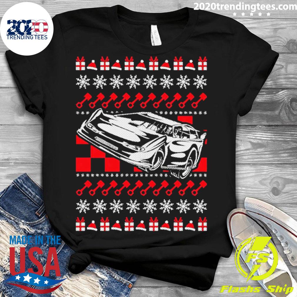 Official super Dirt Car Christmas - Adult & Kids T-Shirts, Sweatshirts & Hoodies apparel design preview 3