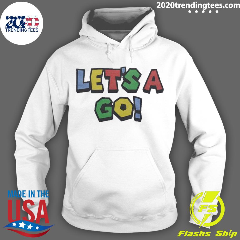 Official super Mario Lets A Go - Adult & Kids T-Shirts, Sweatshirts & Hoodies apparel design preview 2