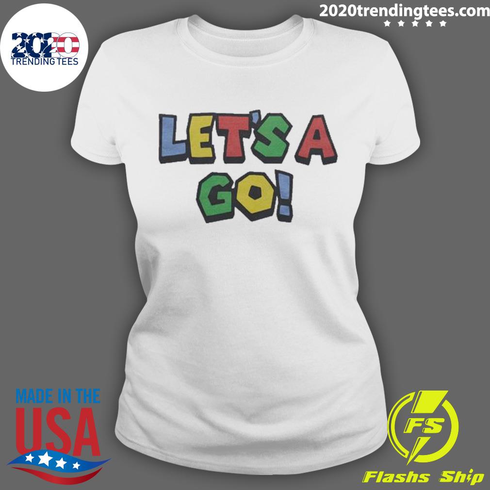 Official super Mario Lets A Go - Adult & Kids T-Shirts, Sweatshirts & Hoodies apparel design preview 3
