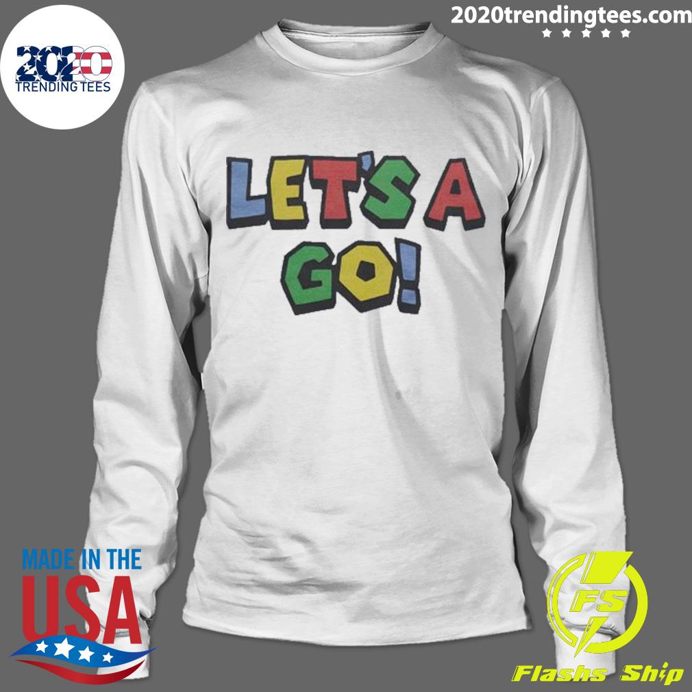 Official super Mario Lets A Go - Adult & Kids T-Shirts, Sweatshirts & Hoodies apparel design preview 4