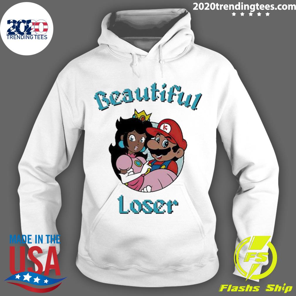 Official super Smash Bros Beautiful Loser - Adult & Kids T-Shirts, Sweatshirts & Hoodies apparel design preview 2