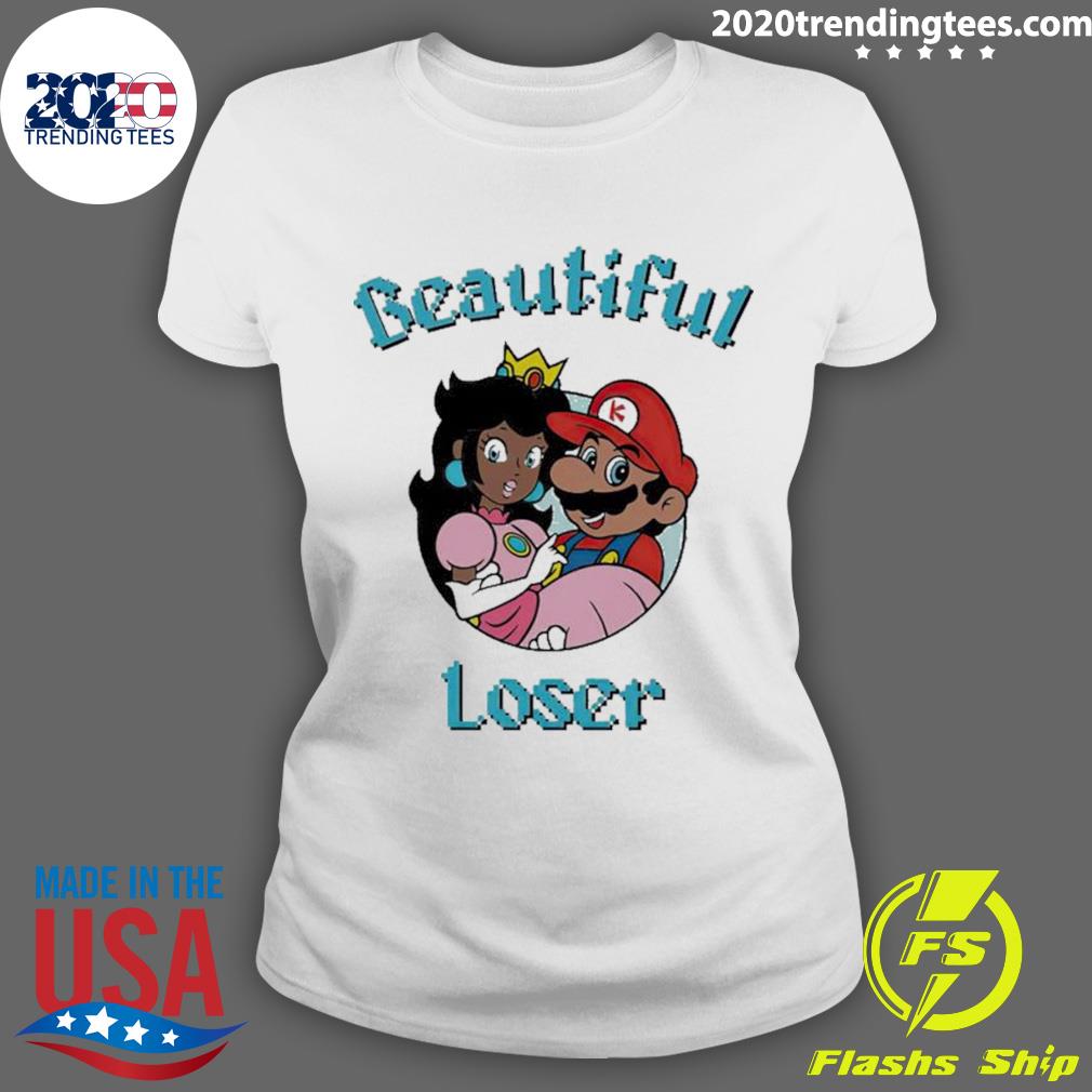 Official super Smash Bros Beautiful Loser - Adult & Kids T-Shirts, Sweatshirts & Hoodies apparel design preview 3