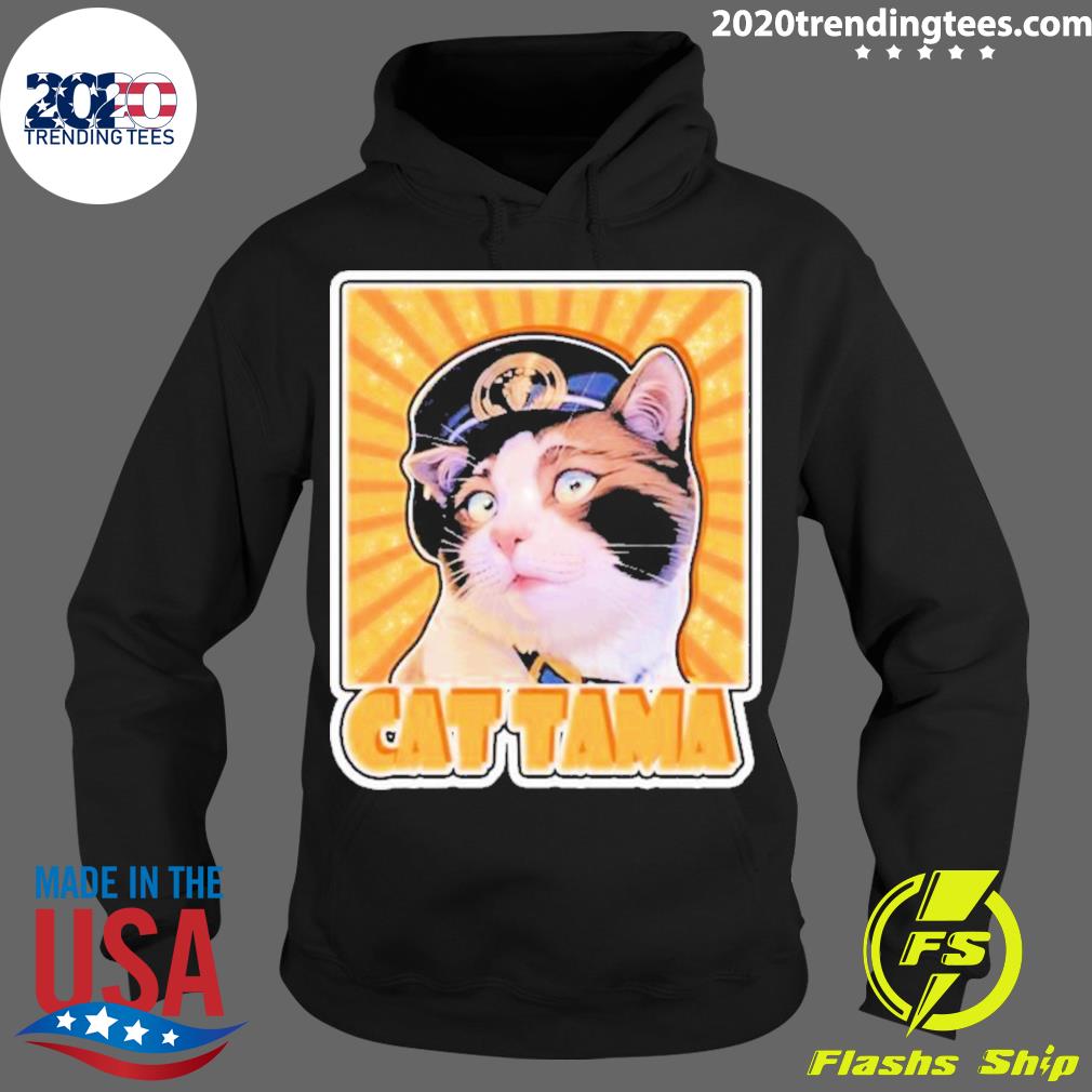 Official super Station Master Cat Tama - Adult & Kids T-Shirts, Sweatshirts & Hoodies apparel design preview 2