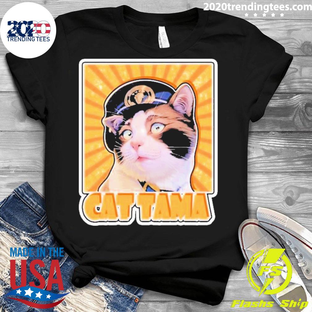 Official super Station Master Cat Tama - Adult & Kids T-Shirts, Sweatshirts & Hoodies apparel design preview 3