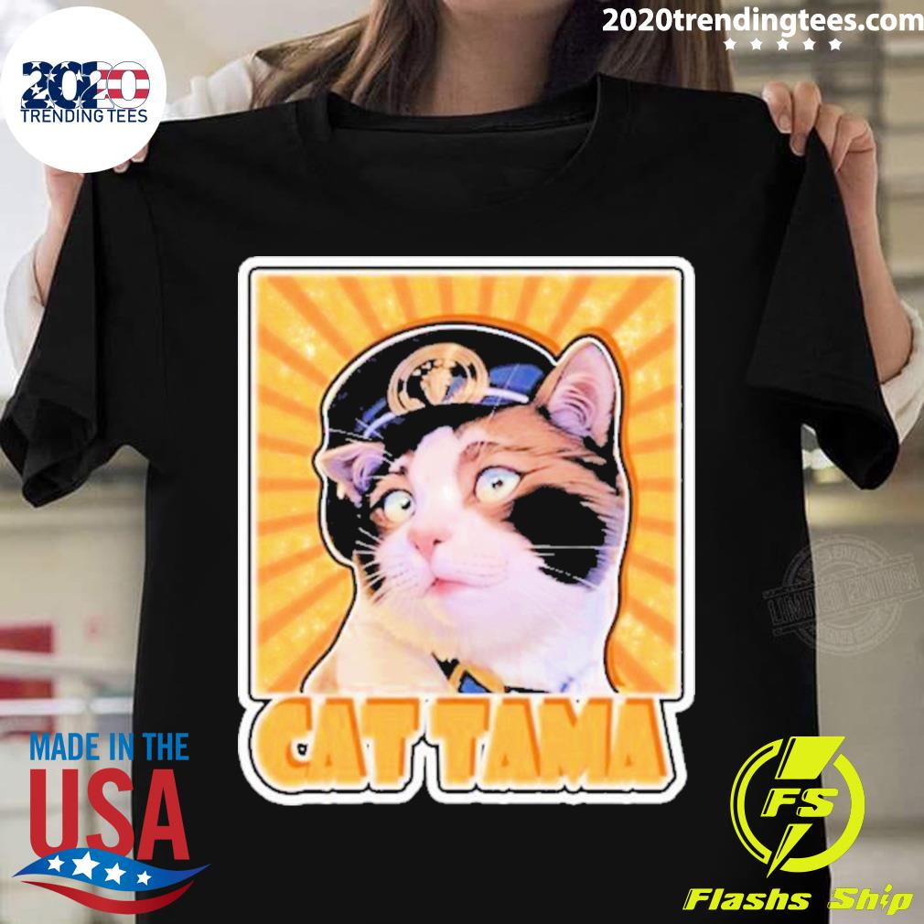 Official super Station Master Cat Tama - Adult & Kids T-Shirts, Sweatshirts & Hoodies apparel design preview 1