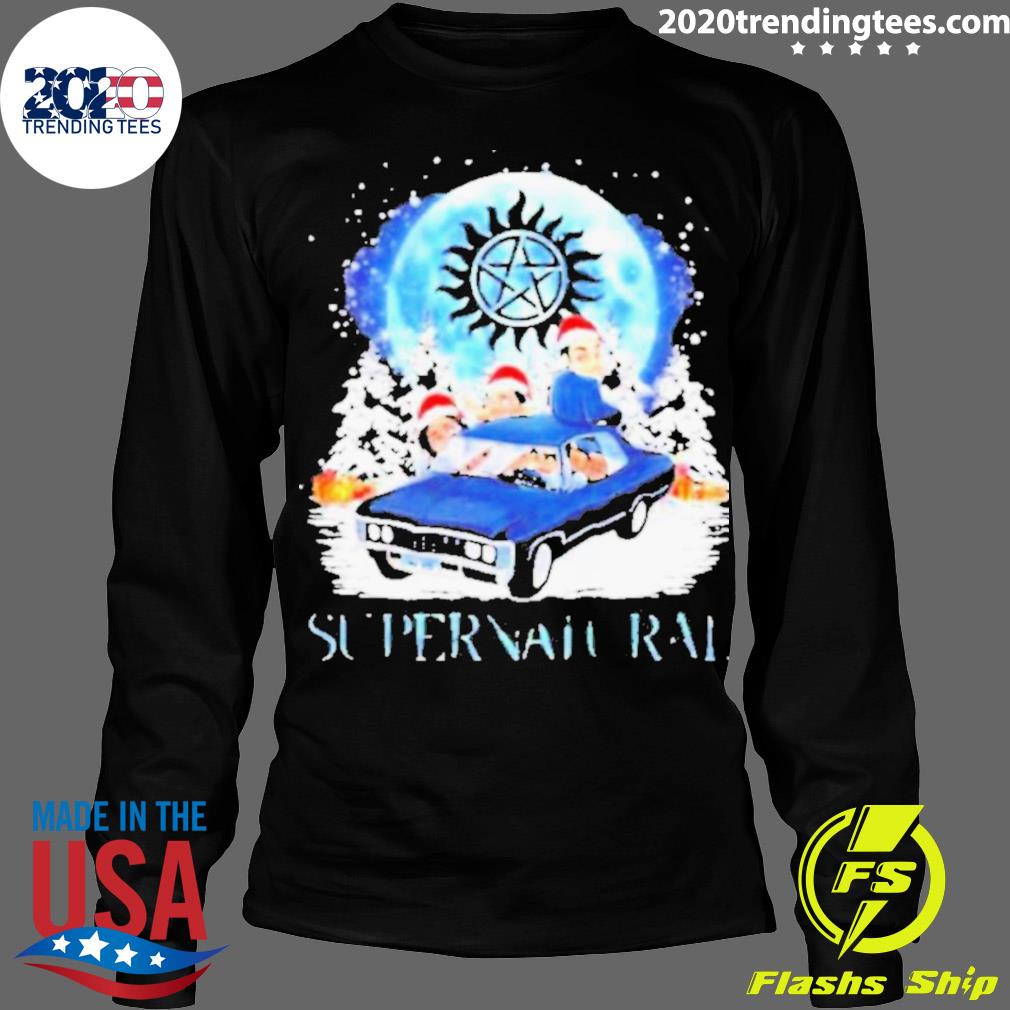 Official supernatural Characters 2022 Merry Christmas - Adult & Kids T-Shirts, Sweatshirts & Hoodies apparel design preview 4