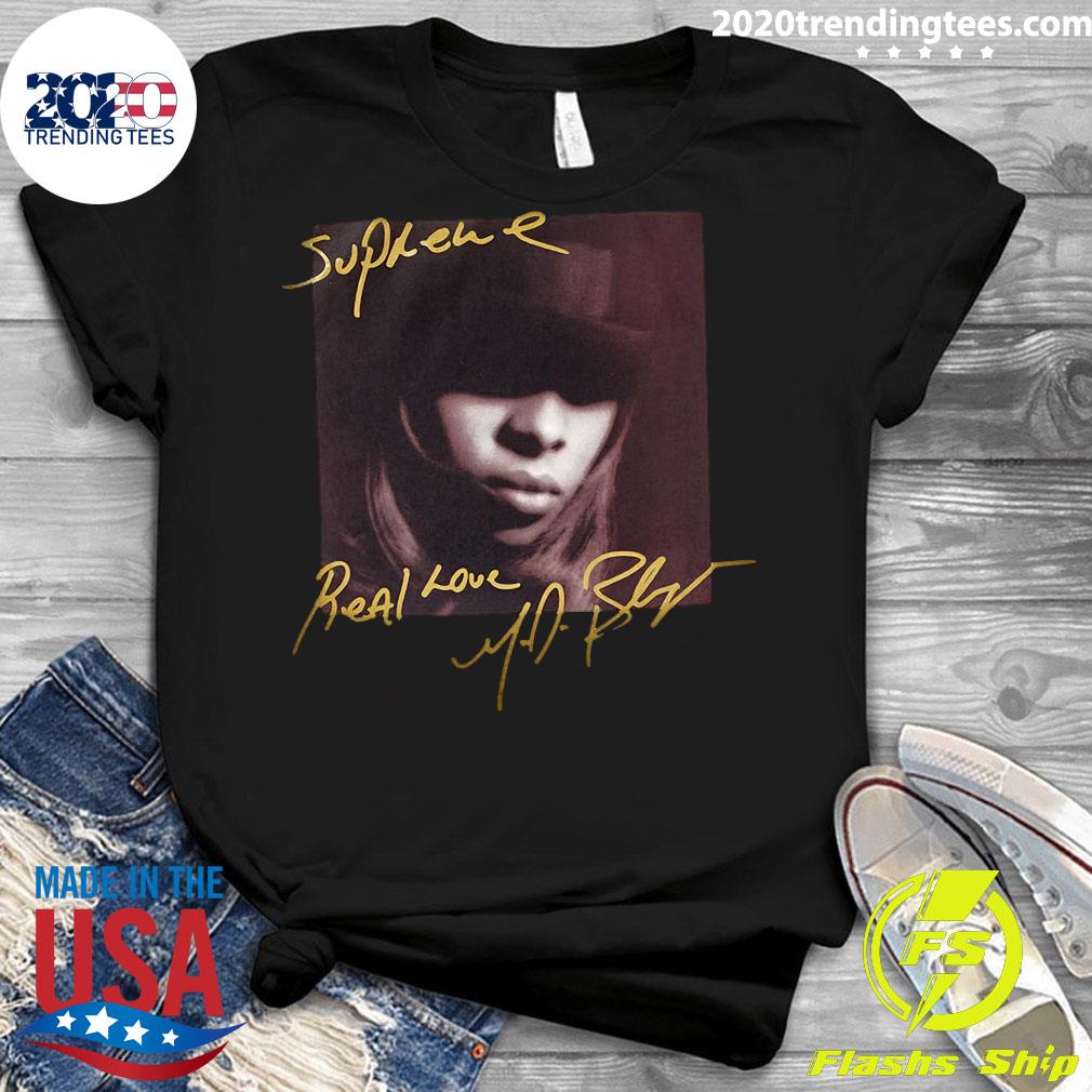 Official Supreme Mary J Blige - Adult & Kids T-Shirts, Sweatshirts & Hoodies apparel design preview 3