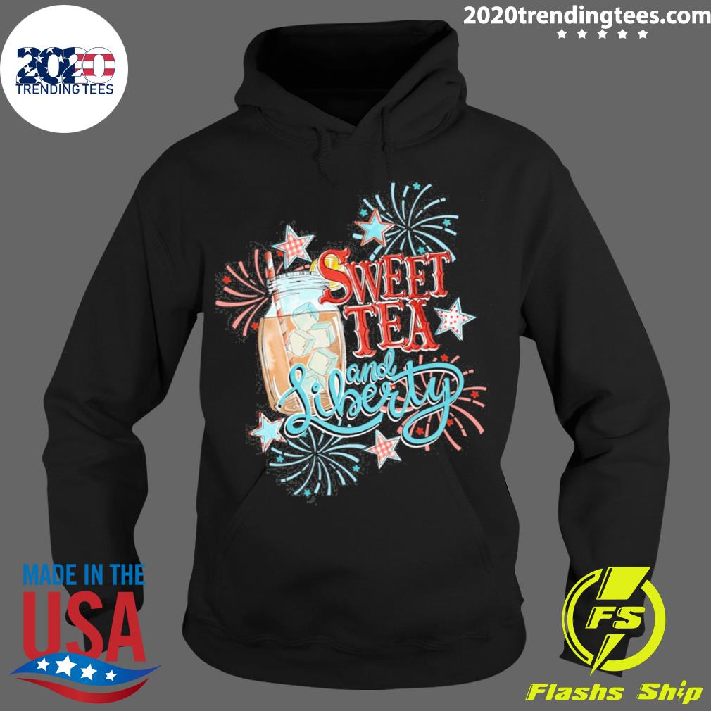 Official sweet Tea And Liberty - Adult & Kids T-Shirts, Sweatshirts & Hoodies apparel design preview 2