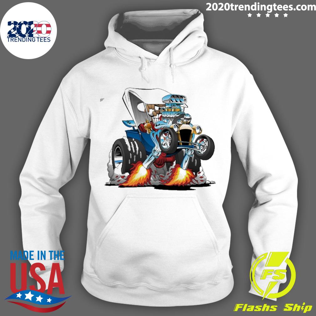 Official t-bucket Style Hot Rod Car Dragster Cartoon - Adult & Kids T-Shirts, Sweatshirts & Hoodies apparel design preview 2