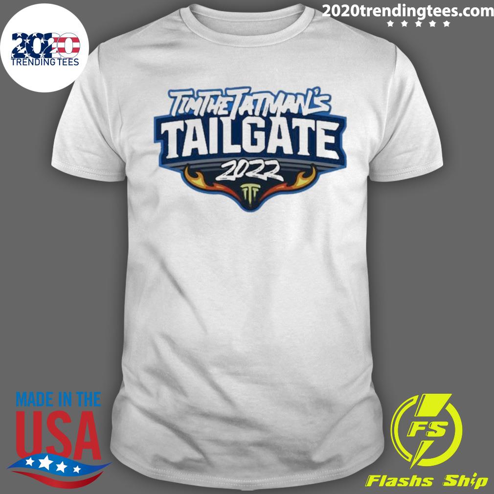 Official tailgate 2022 Logo Tim The Tatman - Adult & Kids T-Shirts, Sweatshirts & Hoodies apparel design preview 1