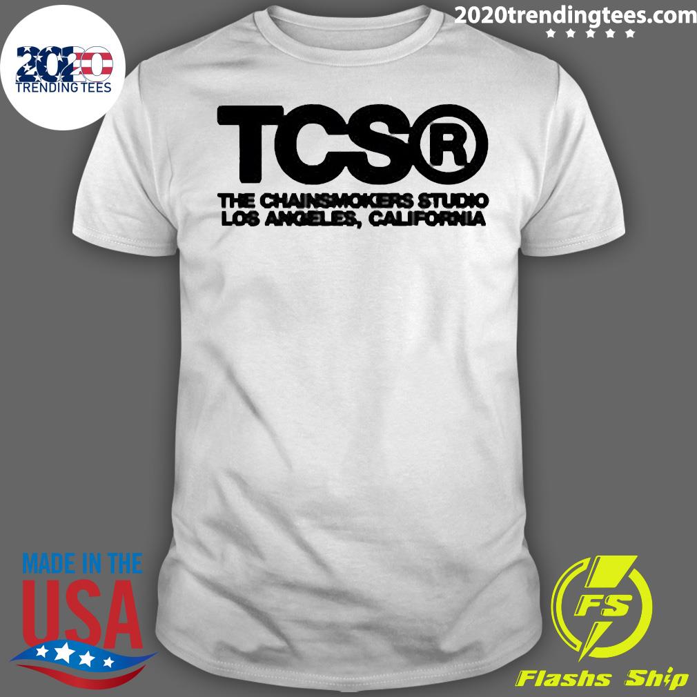 Official TCS The Chainsmokers Studio Los Angeles - Adult & Kids T-Shirts, Sweatshirts & Hoodies apparel design preview 1