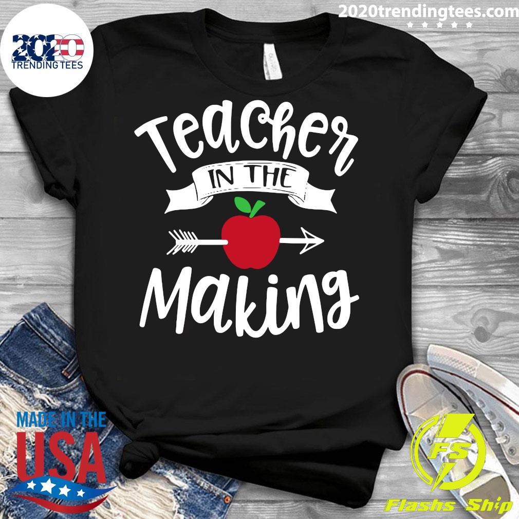 Official Teacher In The Making Training Student - Adult & Kids T-Shirts, Sweatshirts & Hoodies apparel design preview 3