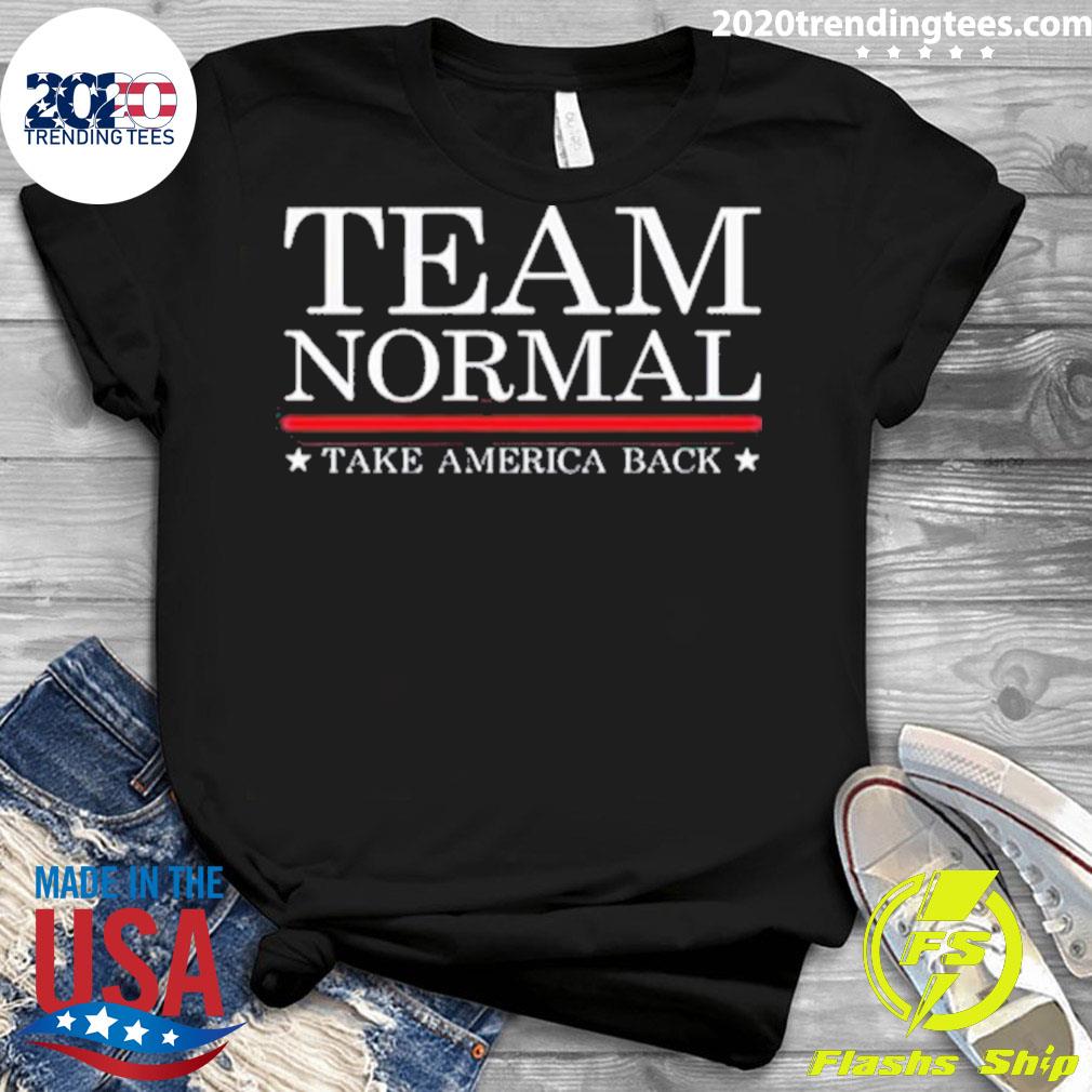 Official team Normal Take America Back - Adult & Kids T-Shirts, Sweatshirts & Hoodies apparel design preview 3