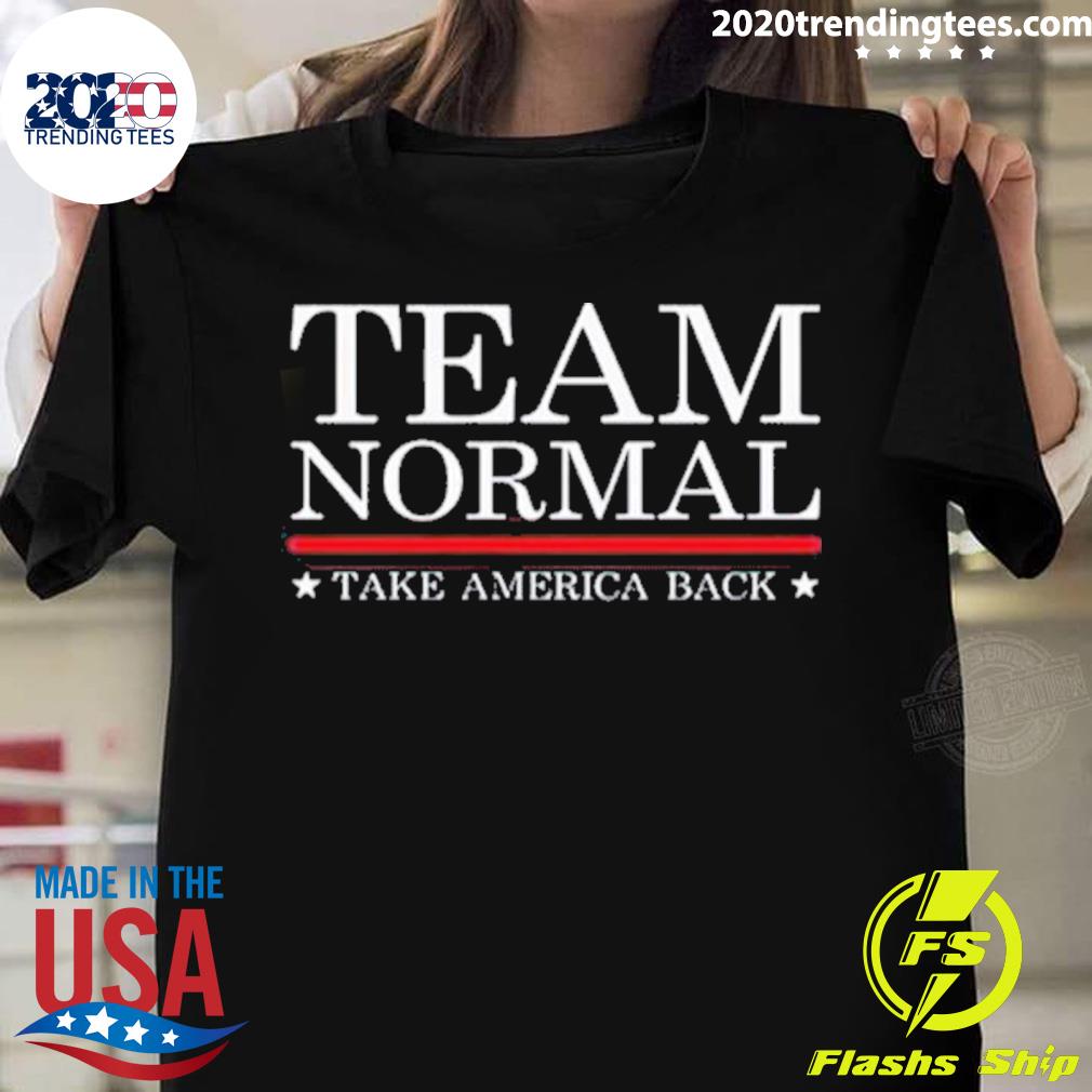 Official team Normal Take America Back - Adult & Kids T-Shirts, Sweatshirts & Hoodies apparel design preview 1