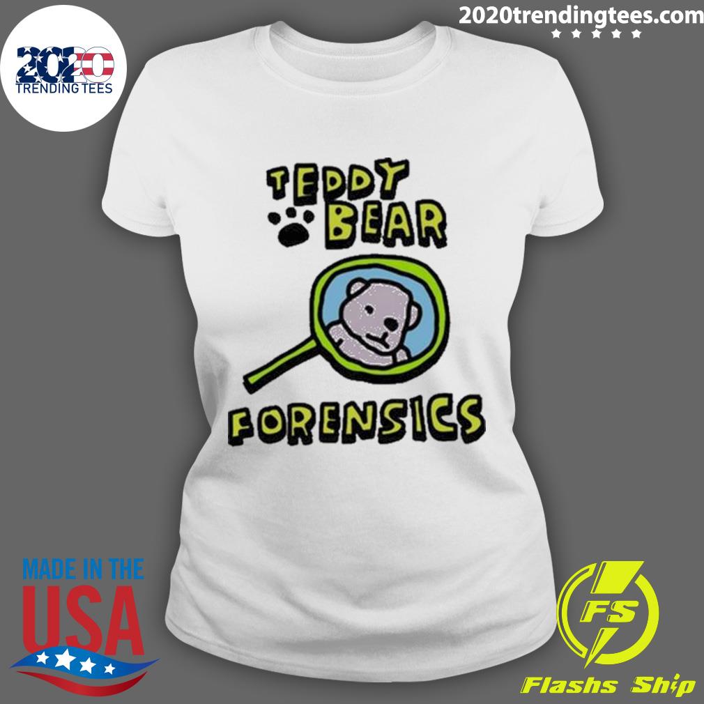 Official teddy Bear Forensics Detective - Adult & Kids T-Shirts, Sweatshirts & Hoodies apparel design preview 3