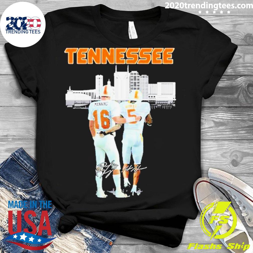 Official tennessee Manning Hooker Signature - Adult & Kids T-Shirts, Sweatshirts & Hoodies apparel design preview 3