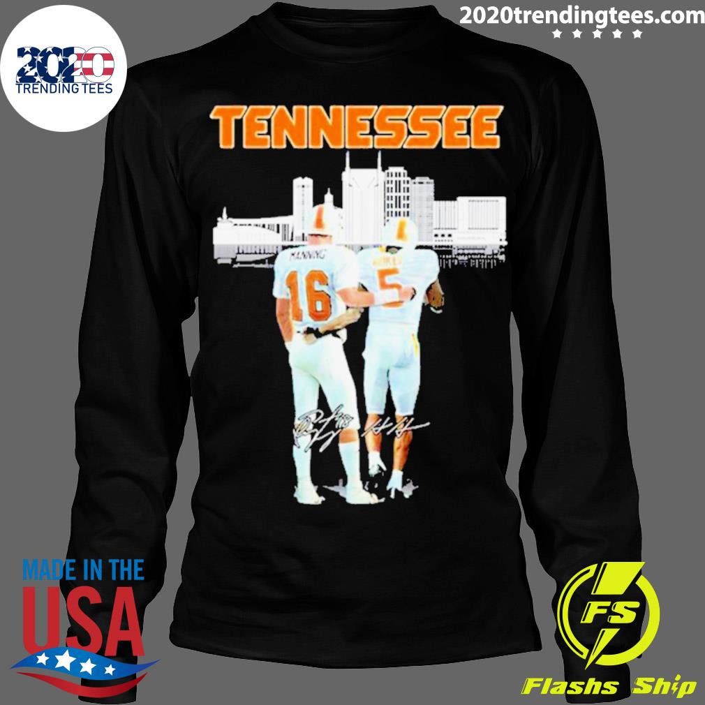 Official tennessee Manning Hooker Signature - Adult & Kids T-Shirts, Sweatshirts & Hoodies apparel design preview 4