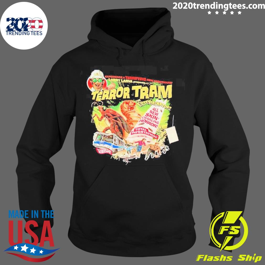 Official terror Tram The Exterminatorz - Adult & Kids T-Shirts, Sweatshirts & Hoodies apparel design preview 2