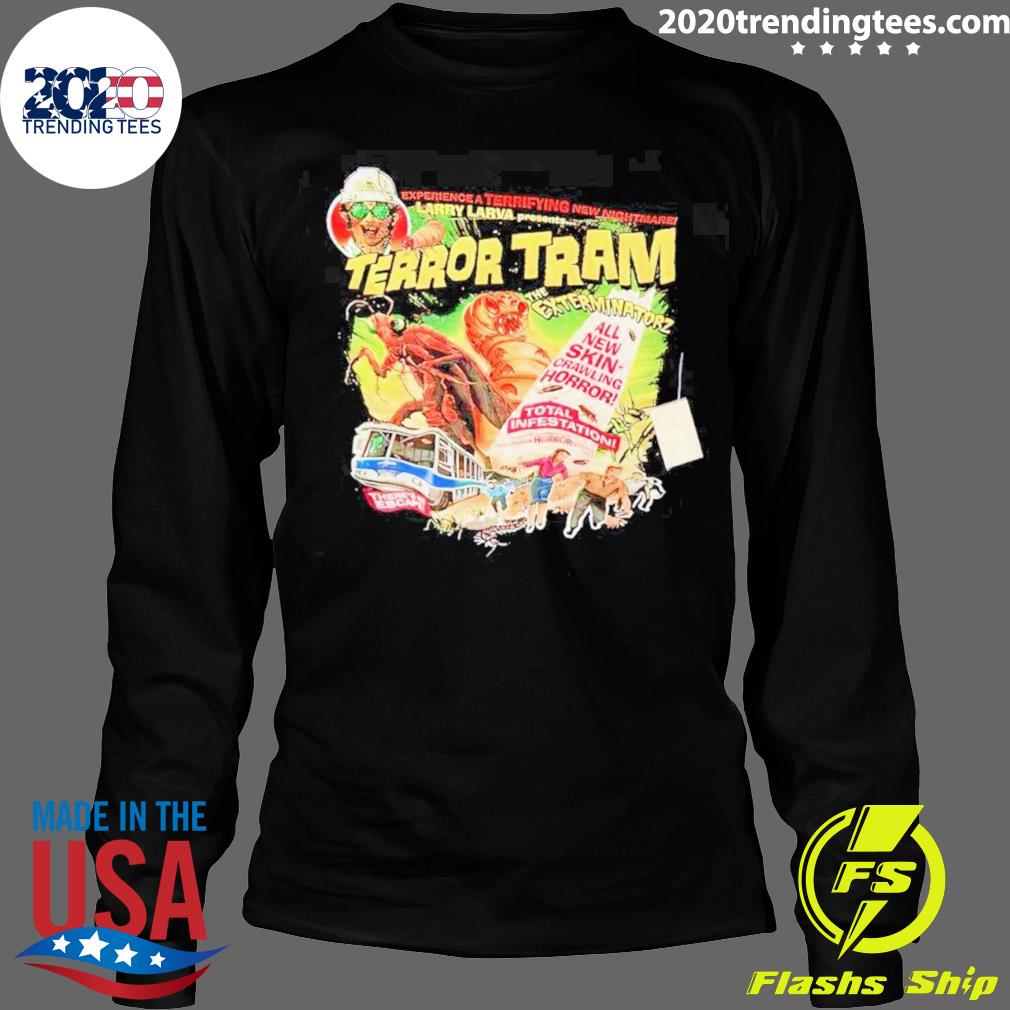 Official terror Tram The Exterminatorz - Adult & Kids T-Shirts, Sweatshirts & Hoodies apparel design preview 4